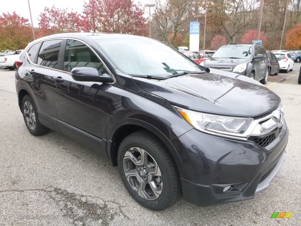 Gunmetal Metallic 2018 Honda CR-V EX AWD Exterior Photo #123868099