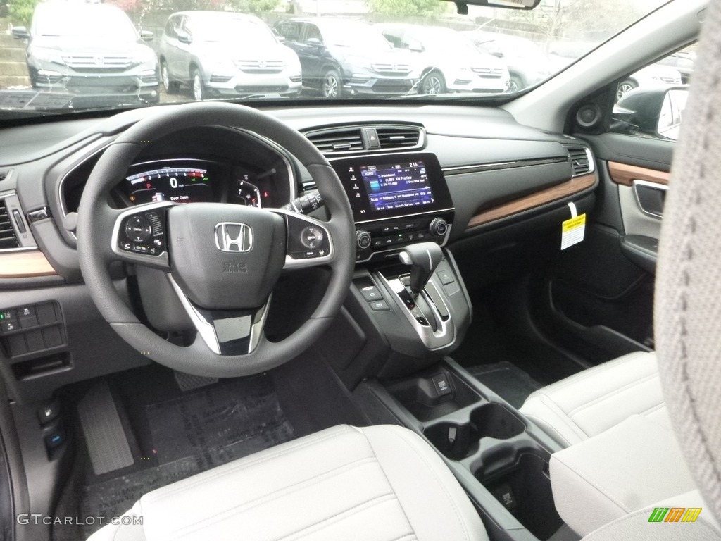Gray Interior 2018 Honda CR-V EX AWD Photo #123868216