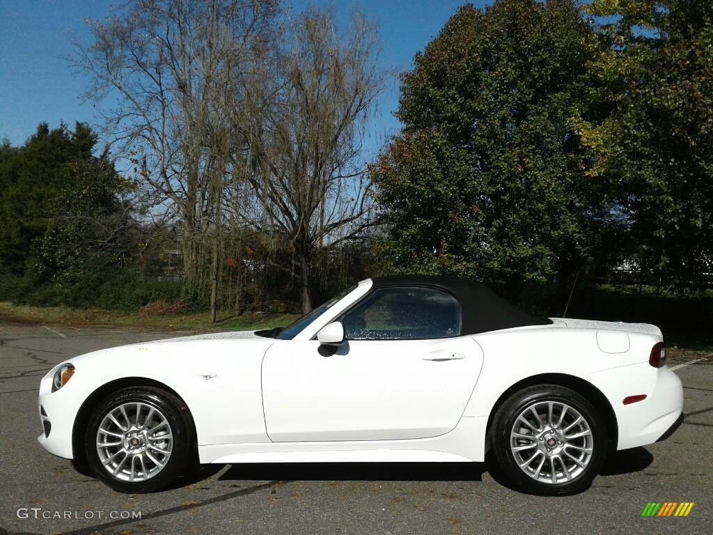 Bianco Gelato White 2018 Fiat 124 Spider Classica Roadster Exterior Photo #123868285