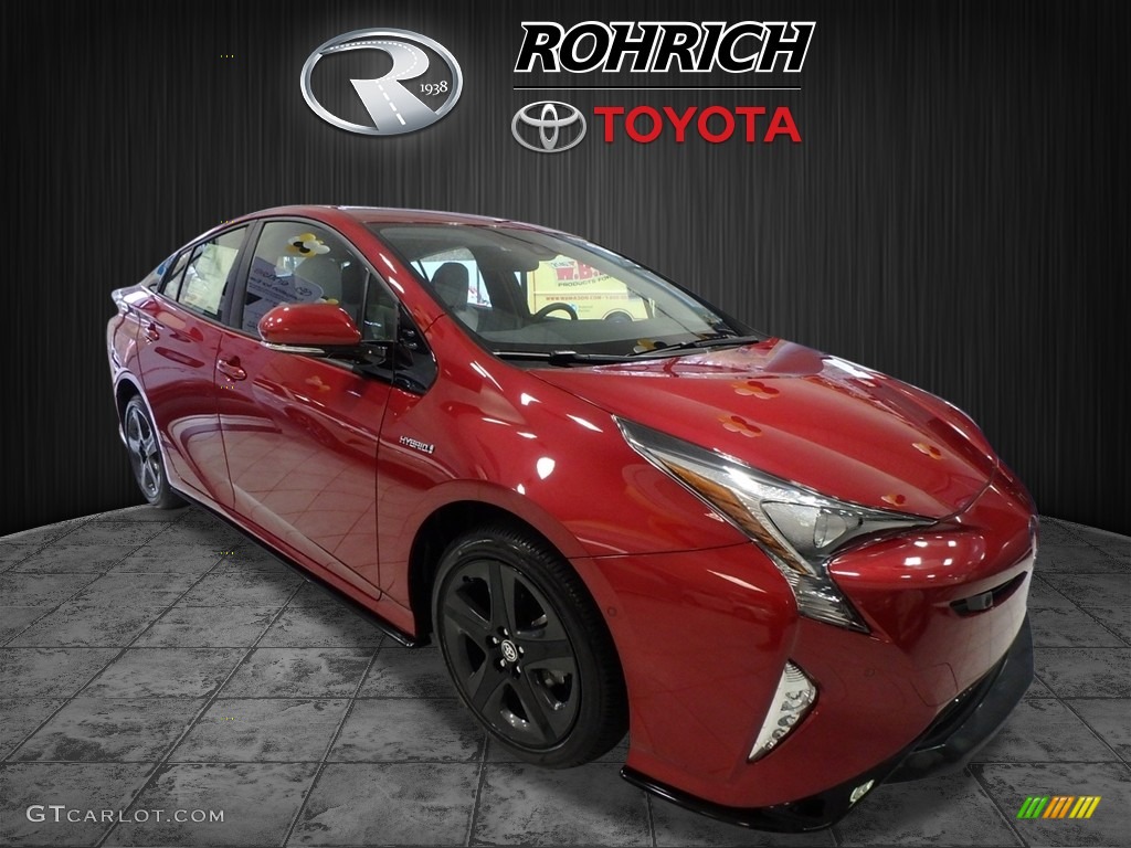 Hypersonic Red Toyota Prius