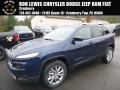 2018 Patriot Blue Pearl Jeep Cherokee Limited 4x4  photo #1