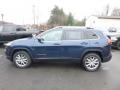 2018 Patriot Blue Pearl Jeep Cherokee Limited 4x4  photo #2