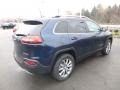 2018 Patriot Blue Pearl Jeep Cherokee Limited 4x4  photo #5