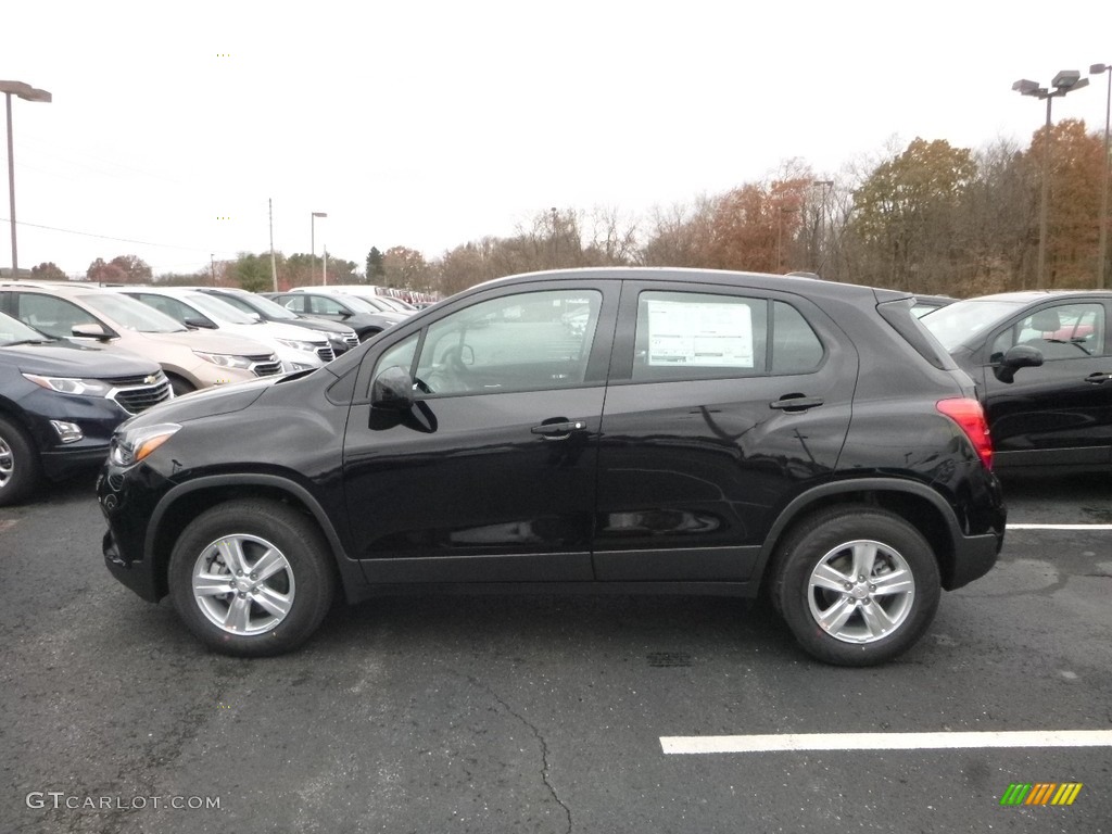 Mosaic Black Metallic 2018 Chevrolet Trax LS AWD Exterior Photo #123869542