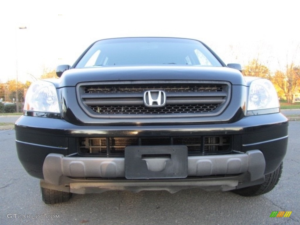2005 Pilot EX-L 4WD - Nighthawk Black Pearl / Gray photo #4