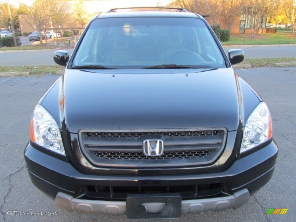 2005 Pilot EX-L 4WD - Nighthawk Black Pearl / Gray photo #5
