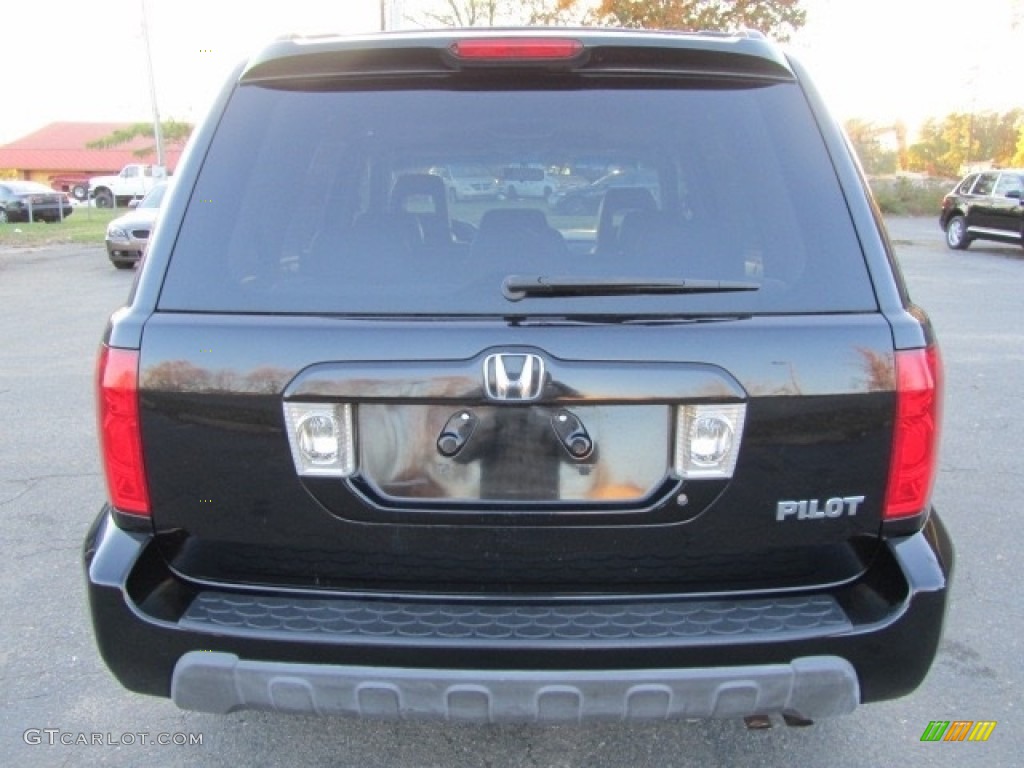 2005 Pilot EX-L 4WD - Nighthawk Black Pearl / Gray photo #9