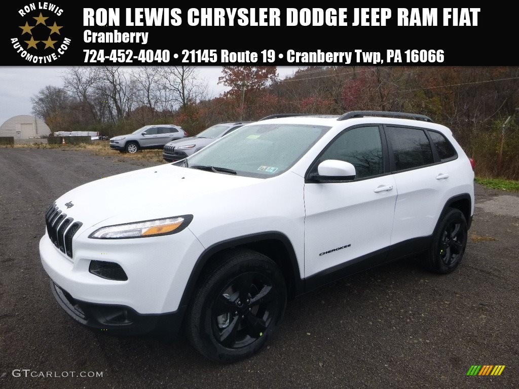 Bright White Jeep Cherokee