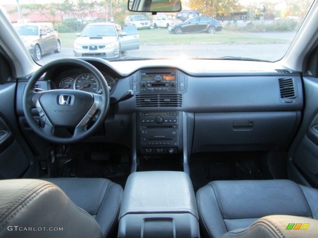 2005 Pilot EX-L 4WD - Nighthawk Black Pearl / Gray photo #13