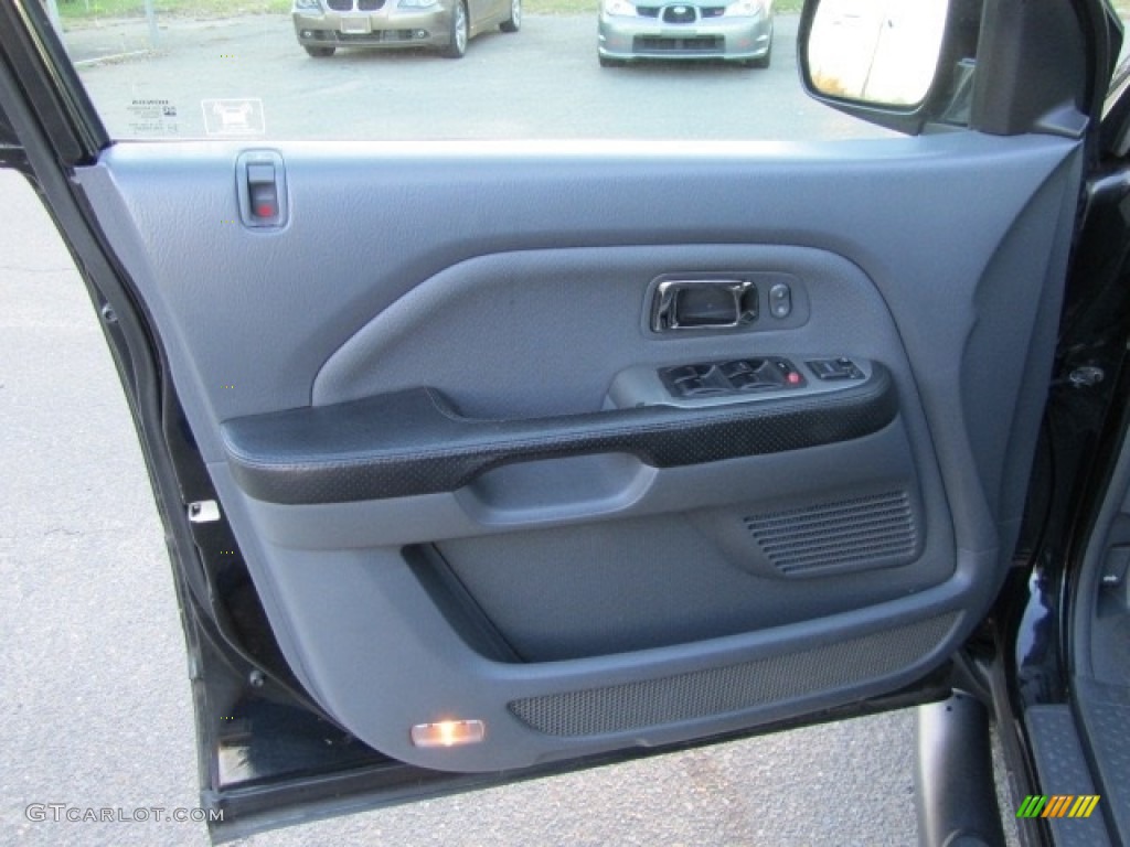 2005 Pilot EX-L 4WD - Nighthawk Black Pearl / Gray photo #17