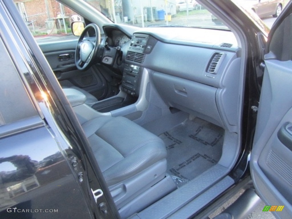 2005 Pilot EX-L 4WD - Nighthawk Black Pearl / Gray photo #22