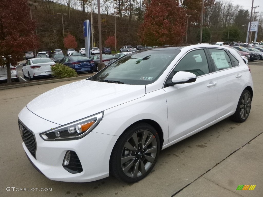 Ceramic White 2018 Hyundai Elantra GT Sport Exterior Photo #123870421