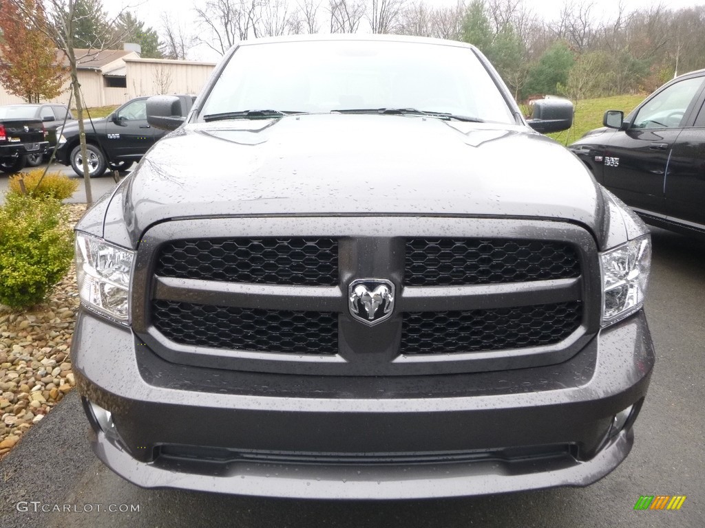 2018 1500 Express Quad Cab 4x4 - Granite Crystal Metallic / Black/Diesel Gray photo #6