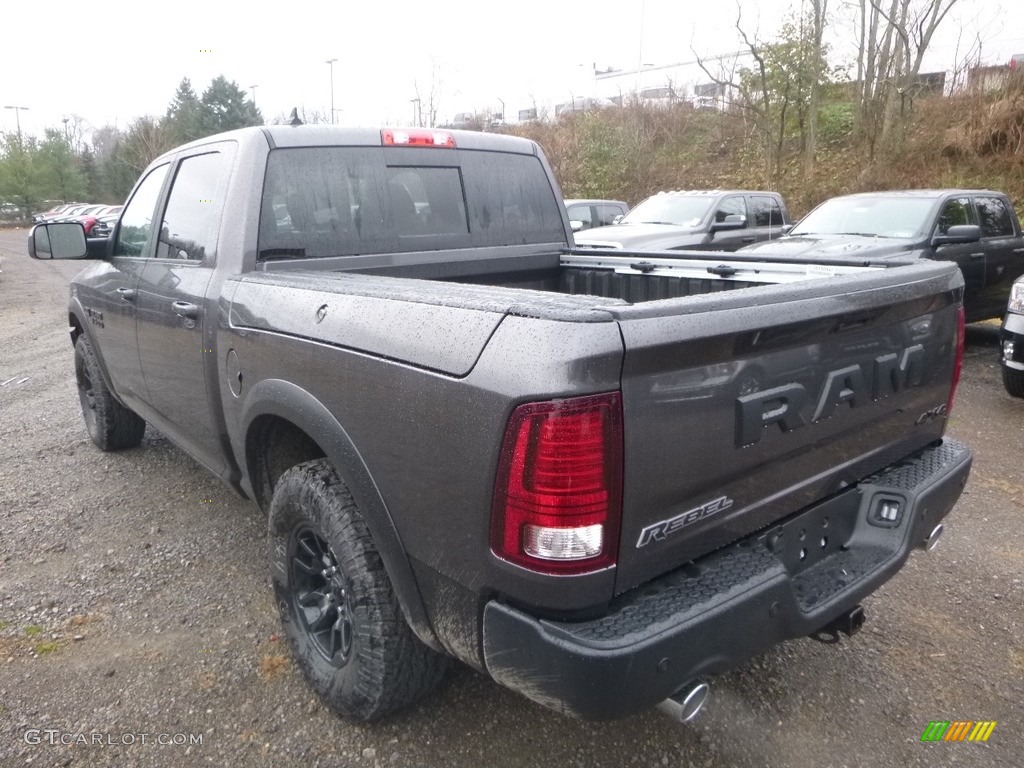 2018 1500 Rebel Crew Cab 4x4 - Granite Crystal Metallic / Black photo #3