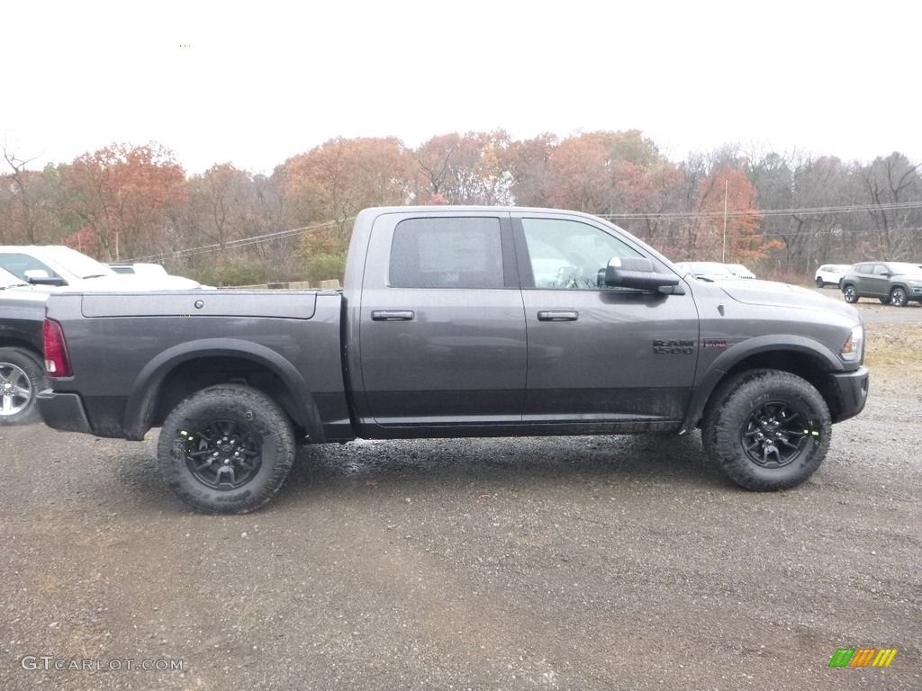 2018 1500 Rebel Crew Cab 4x4 - Granite Crystal Metallic / Black photo #6