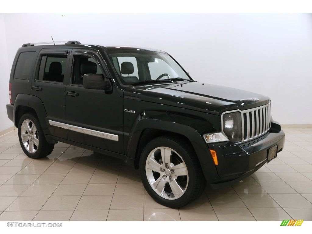 Black Forest Green Pearl Jeep Liberty