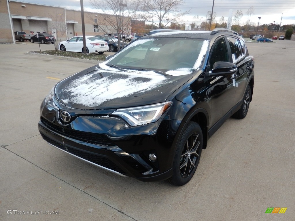 2018 RAV4 SE AWD - Black / Black photo #1