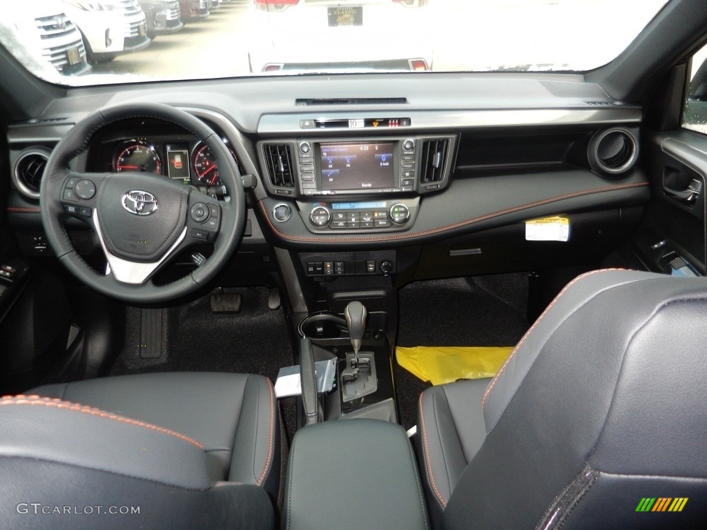 2018 Toyota RAV4 SE AWD Black Dashboard Photo #123872284