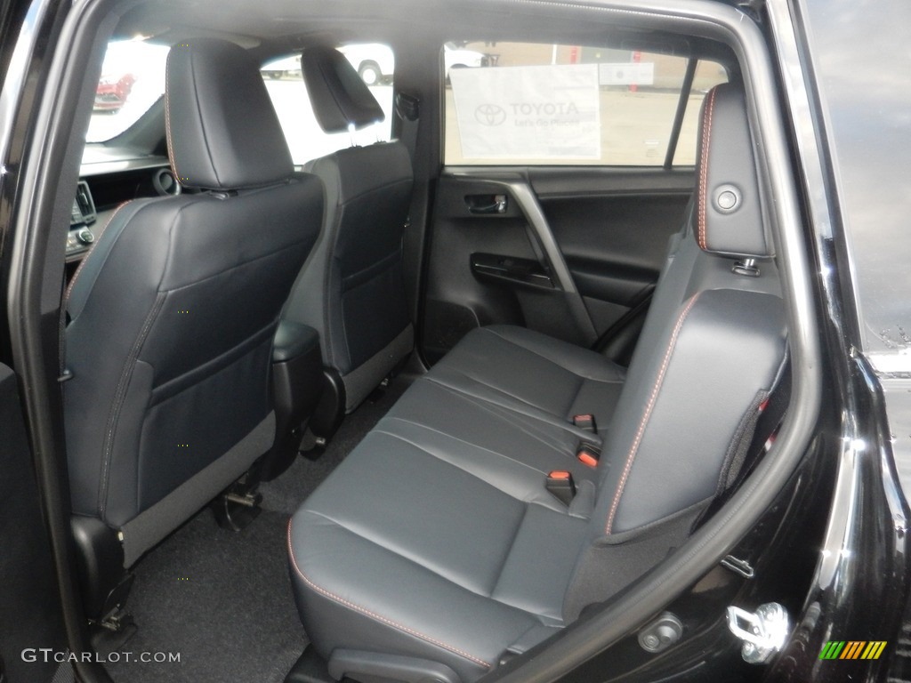 Black Interior 2018 Toyota RAV4 SE AWD Photo #123872296