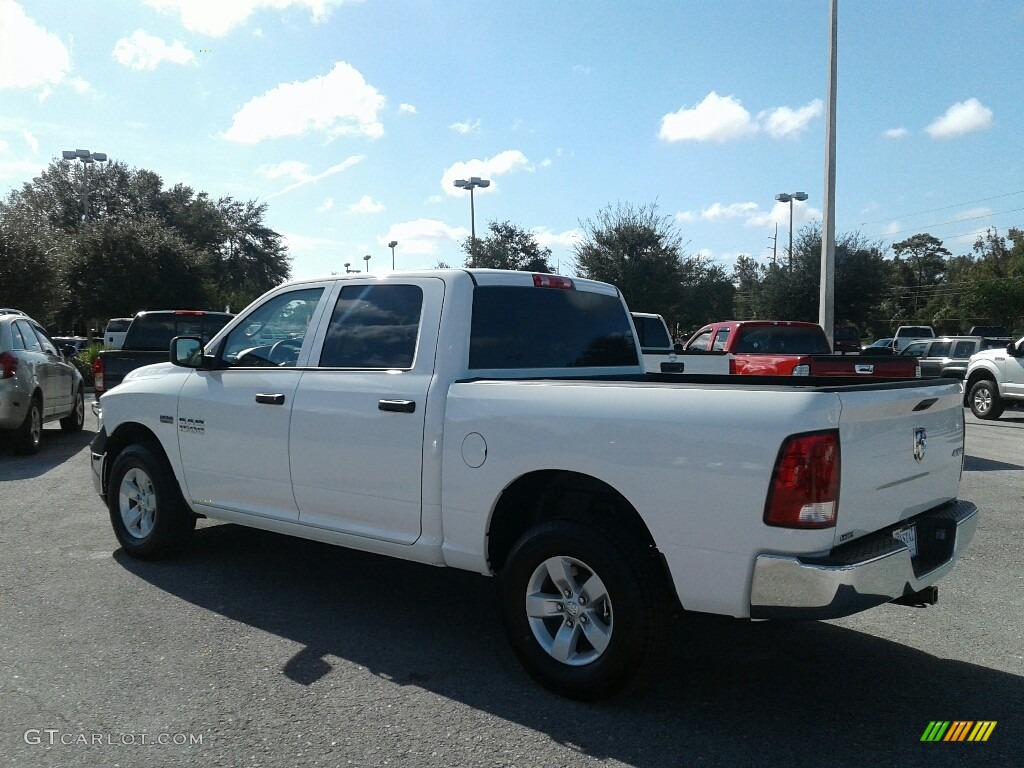 2018 1500 Tradesman Crew Cab 4x4 - Bright White / Black/Diesel Gray photo #3