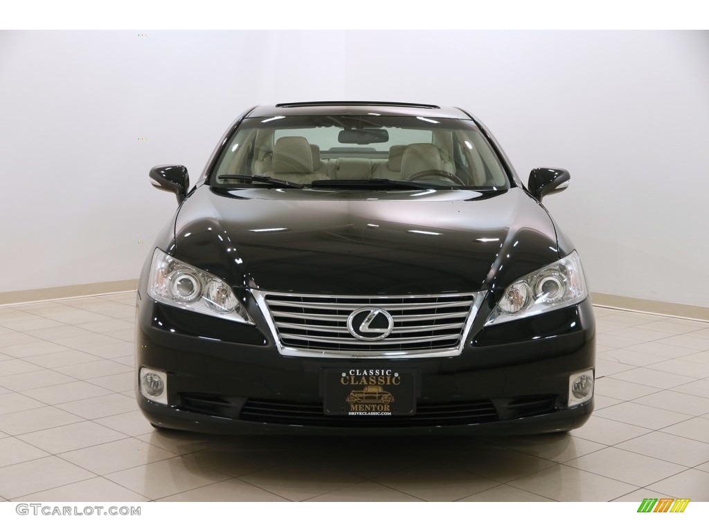 2012 ES 350 - Obsidian Black / Parchment photo #2