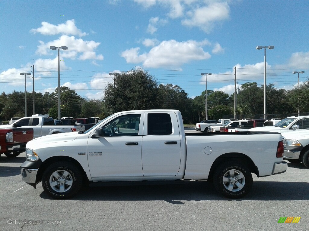 2018 1500 Tradesman Quad Cab - Bright White / Black/Diesel Gray photo #2