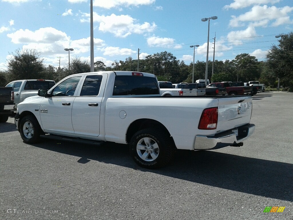 2018 1500 Tradesman Quad Cab - Bright White / Black/Diesel Gray photo #3