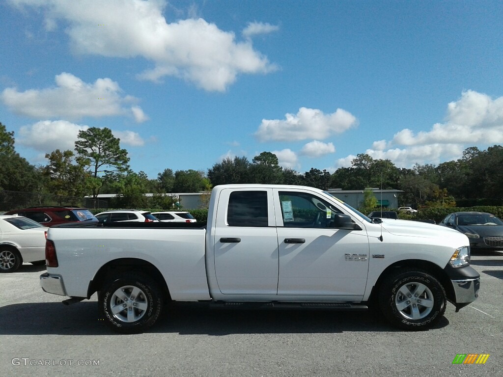2018 1500 Tradesman Quad Cab - Bright White / Black/Diesel Gray photo #6