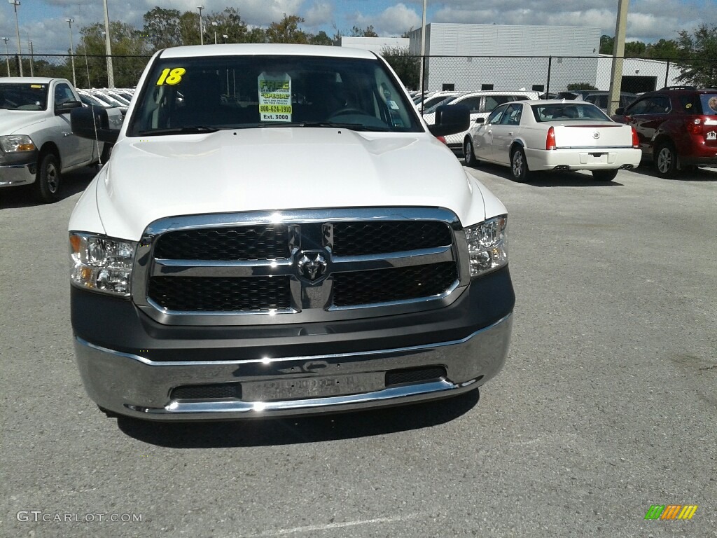 2018 1500 Tradesman Quad Cab - Bright White / Black/Diesel Gray photo #8