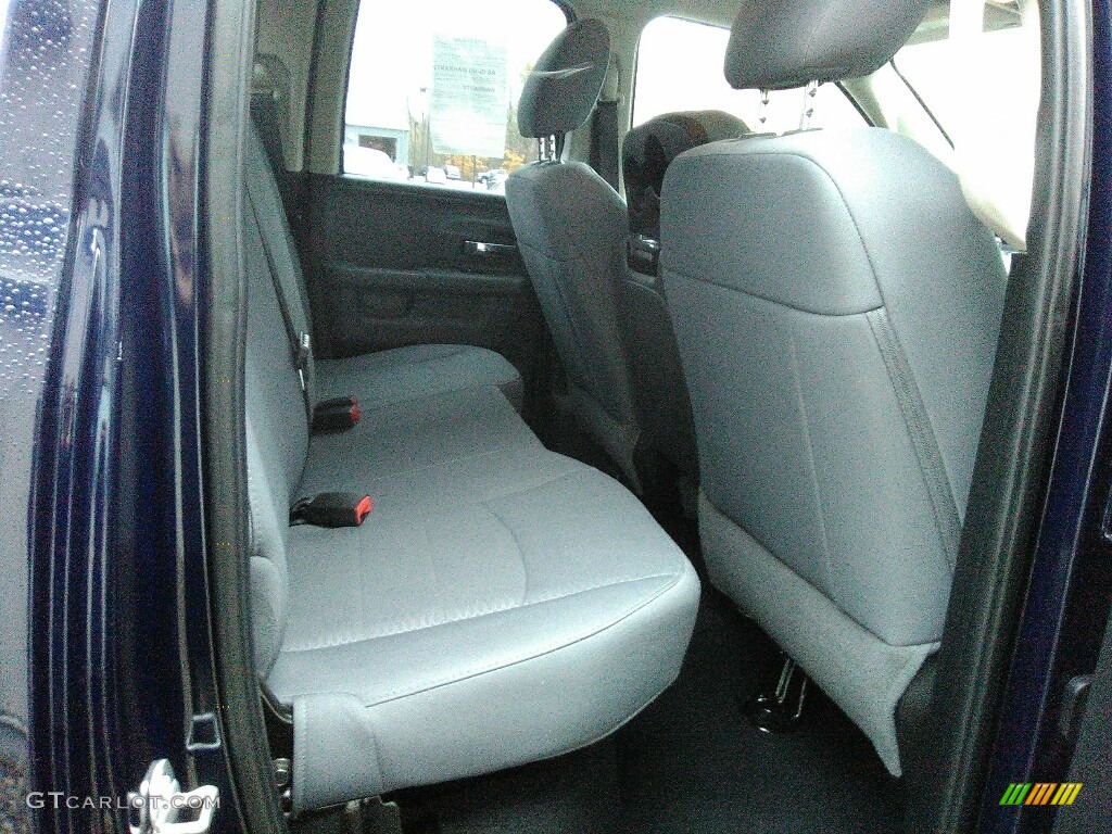 2017 1500 Big Horn Quad Cab 4x4 - True Blue Pearl / Black/Diesel Gray photo #15