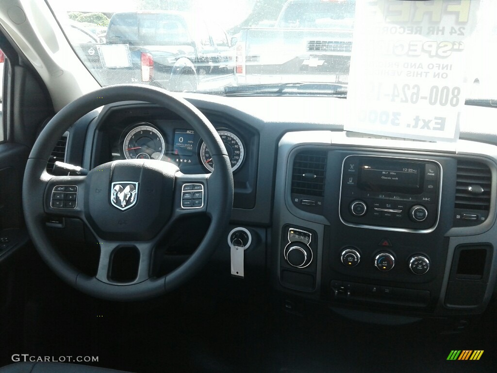 2018 1500 Tradesman Quad Cab - Bright White / Black/Diesel Gray photo #13