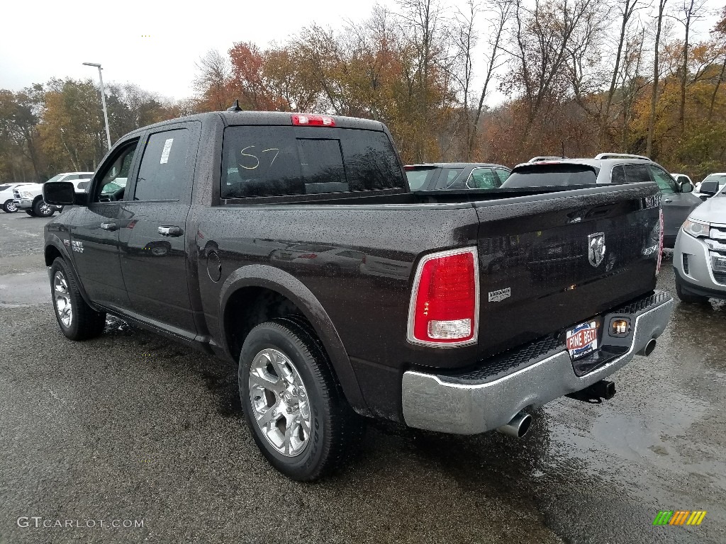 2017 1500 Laramie Crew Cab 4x4 - Luxury Brown Pearl / Black photo #2