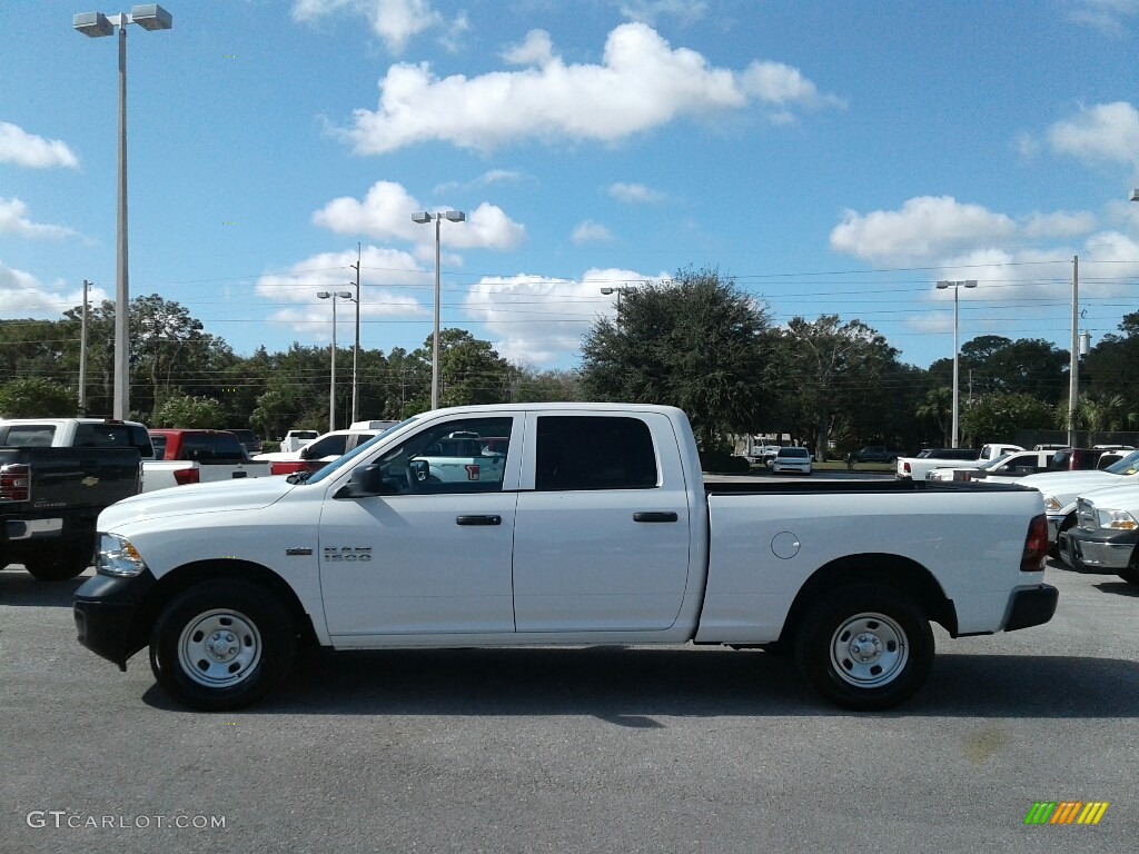 2018 1500 Express Crew Cab 4x4 - Bright White / Black/Diesel Gray photo #2