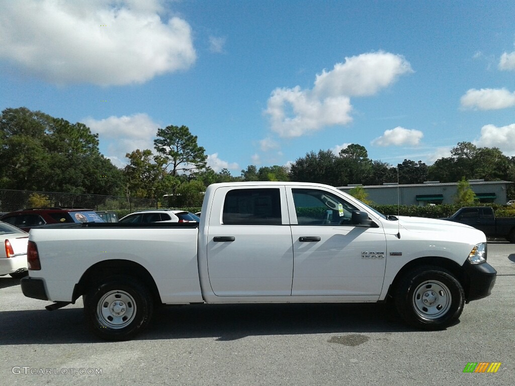 2018 1500 Express Crew Cab 4x4 - Bright White / Black/Diesel Gray photo #6