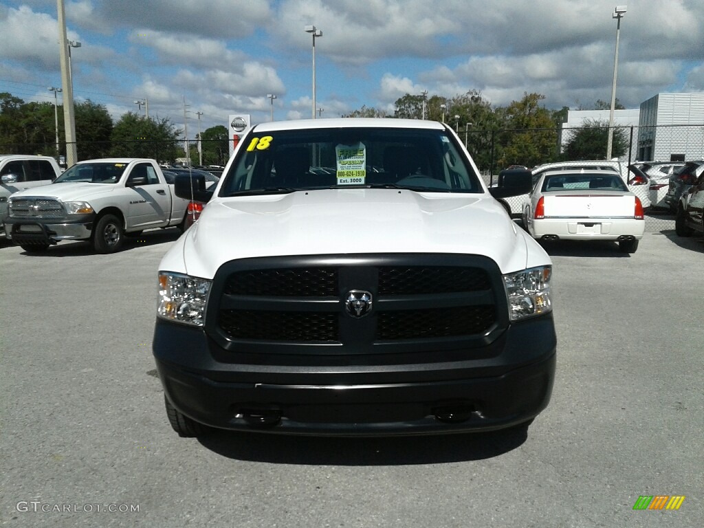 2018 1500 Express Crew Cab 4x4 - Bright White / Black/Diesel Gray photo #8