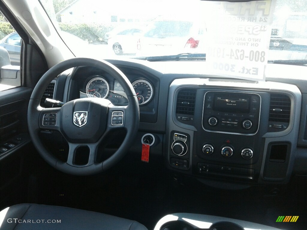 2018 1500 Express Crew Cab 4x4 - Bright White / Black/Diesel Gray photo #13