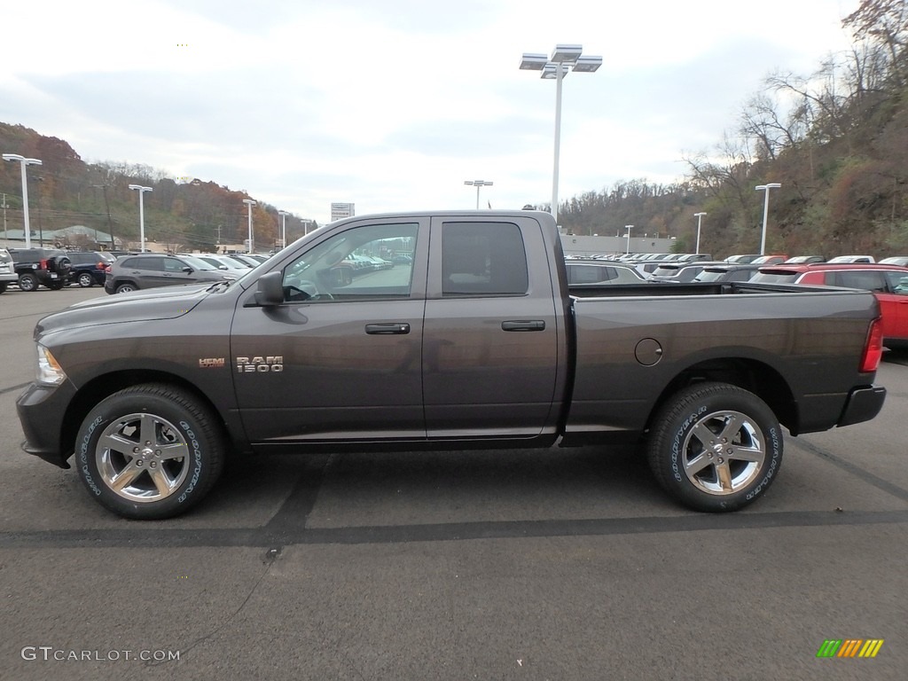 2018 1500 Express Quad Cab 4x4 - Granite Crystal Metallic / Black/Diesel Gray photo #2
