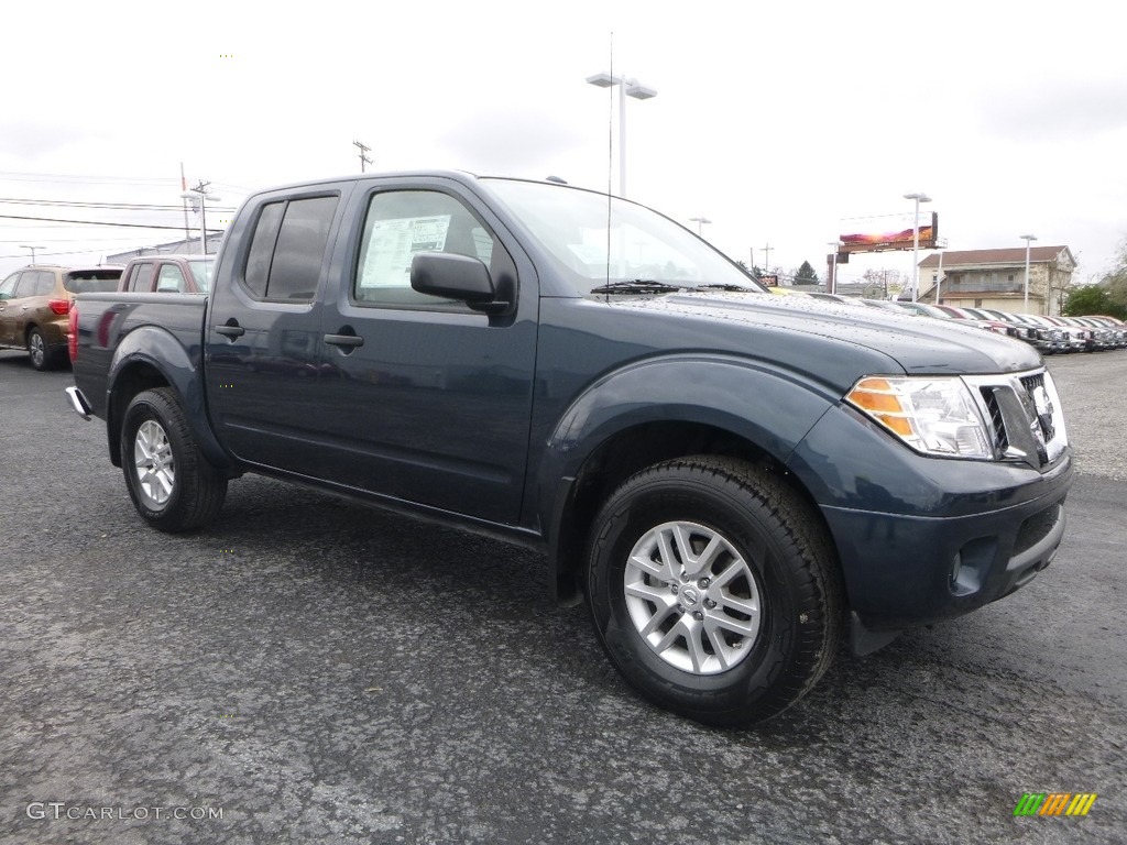 Arctic Blue Metallic Nissan Frontier