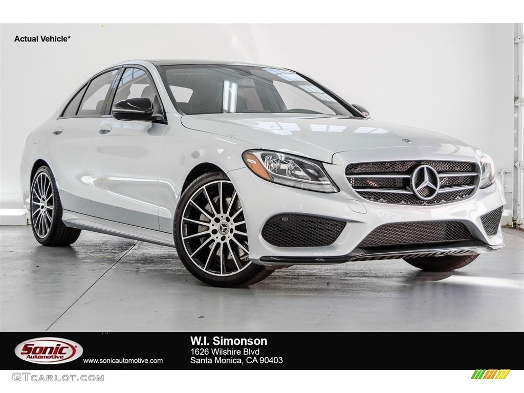 2018 C 300 Sedan - Iridium Silver Metallic / Black photo #1