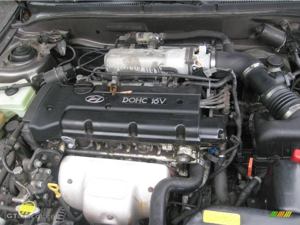 1999 Elantra GL Wagon - Slate Gray / Gray photo #19