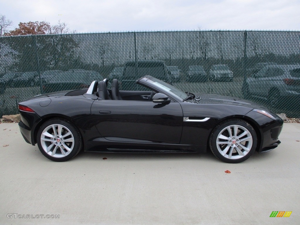 2016 F-TYPE Convertible - Ultimate Black Metallic / Jet photo #2