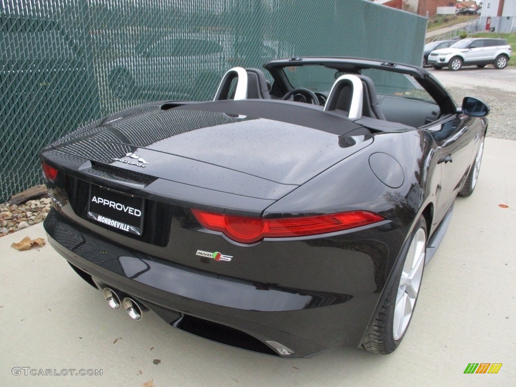 2016 F-TYPE Convertible - Ultimate Black Metallic / Jet photo #3