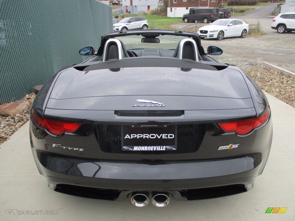 2016 F-TYPE Convertible - Ultimate Black Metallic / Jet photo #5