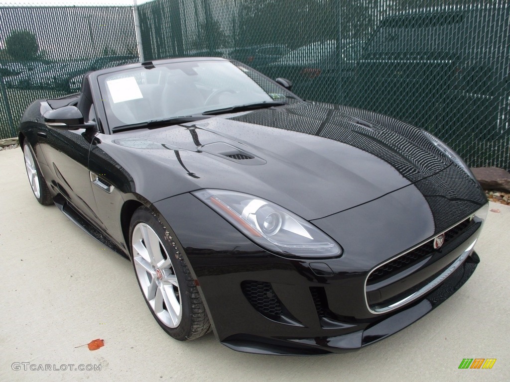 2016 F-TYPE Convertible - Ultimate Black Metallic / Jet photo #7
