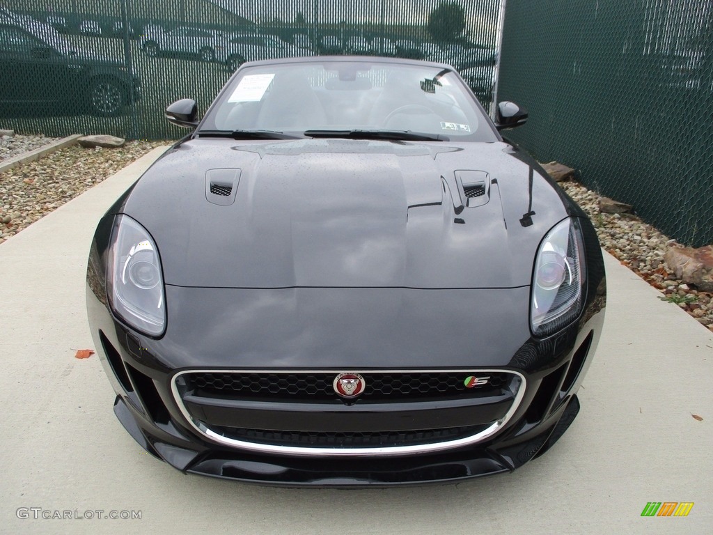 2016 F-TYPE Convertible - Ultimate Black Metallic / Jet photo #8