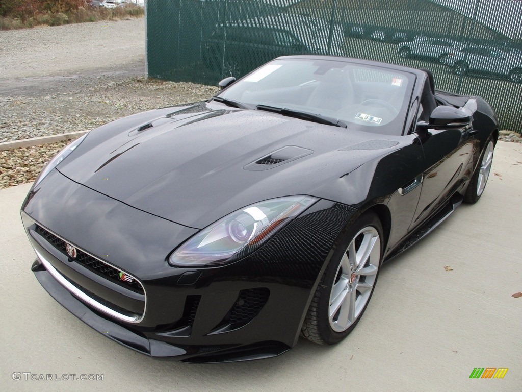 2016 F-TYPE Convertible - Ultimate Black Metallic / Jet photo #9