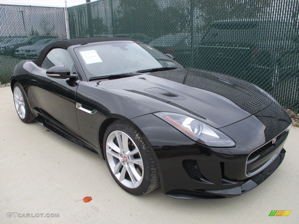 2016 F-TYPE Convertible - Ultimate Black Metallic / Jet photo #10