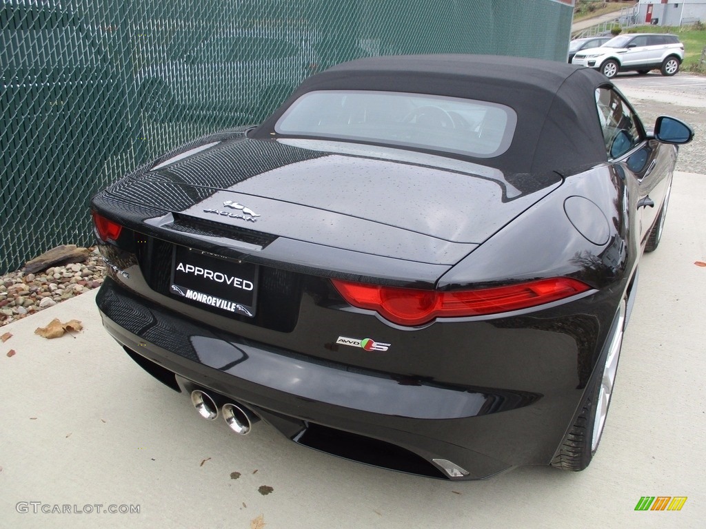 2016 F-TYPE Convertible - Ultimate Black Metallic / Jet photo #12