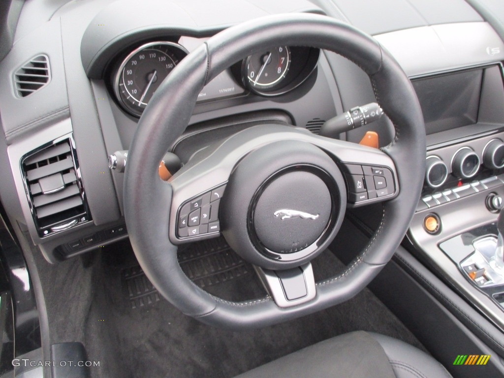 2016 F-TYPE Convertible - Ultimate Black Metallic / Jet photo #16