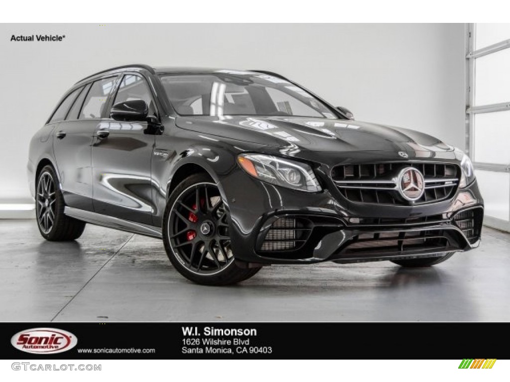 2018 E AMG 63 S 4Matic Wagon - Black / Macchiato Beige/Black photo #1